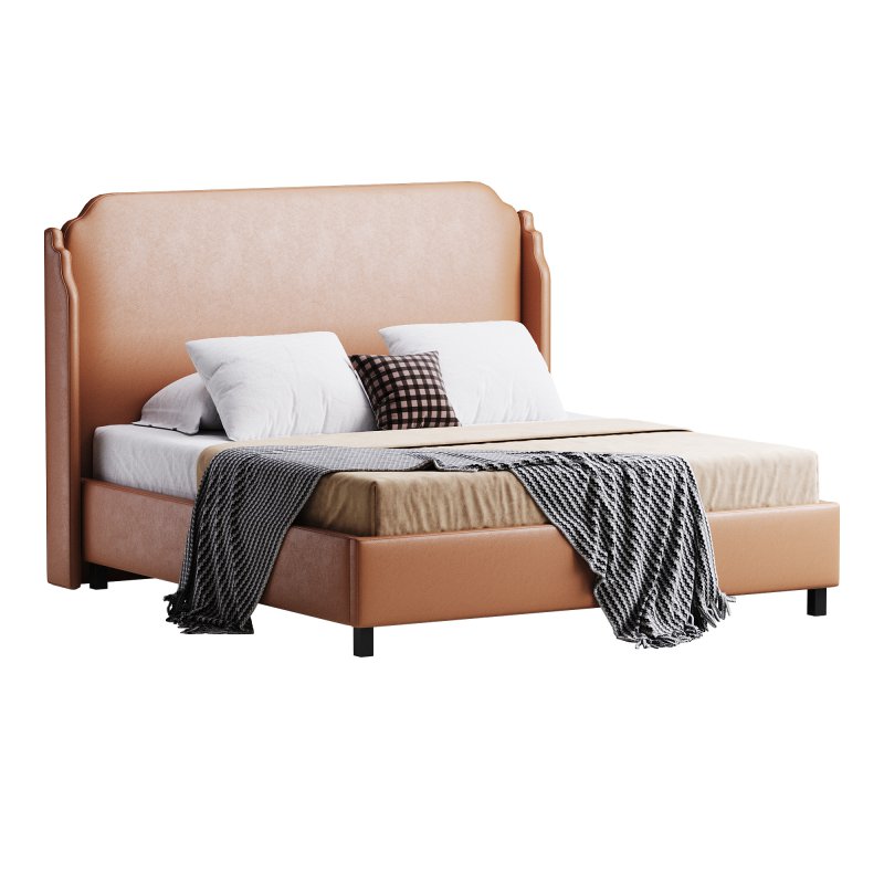 Aurora Wingback Blush Bed - Image 7