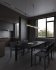 Modern dark living room dining room - Thumbnail 4