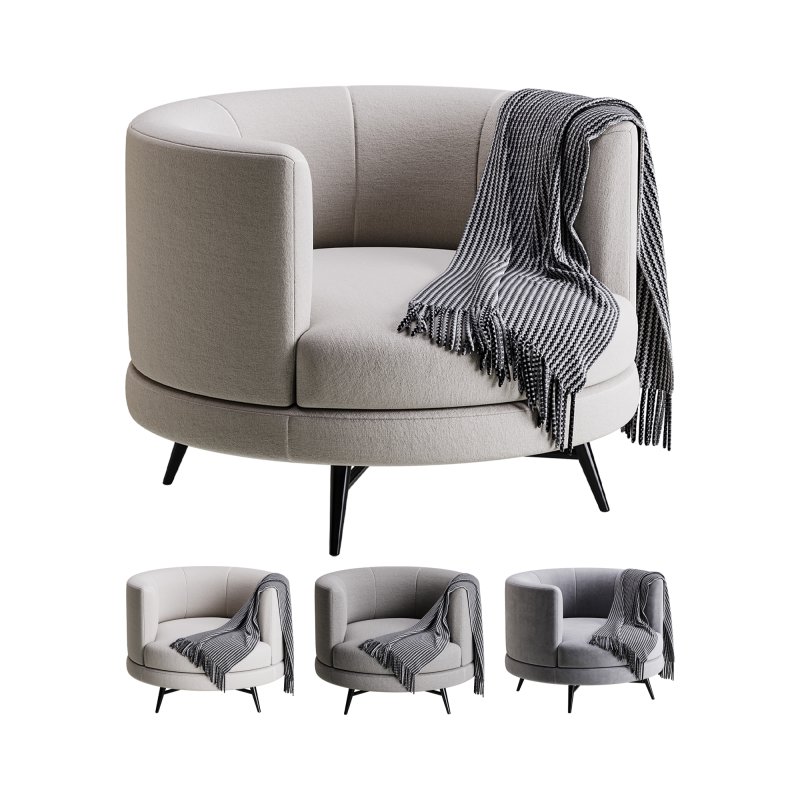 Carmela Swivel Chair - Image 1
