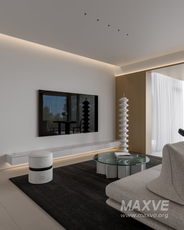 Modern living room dining room - Image 2