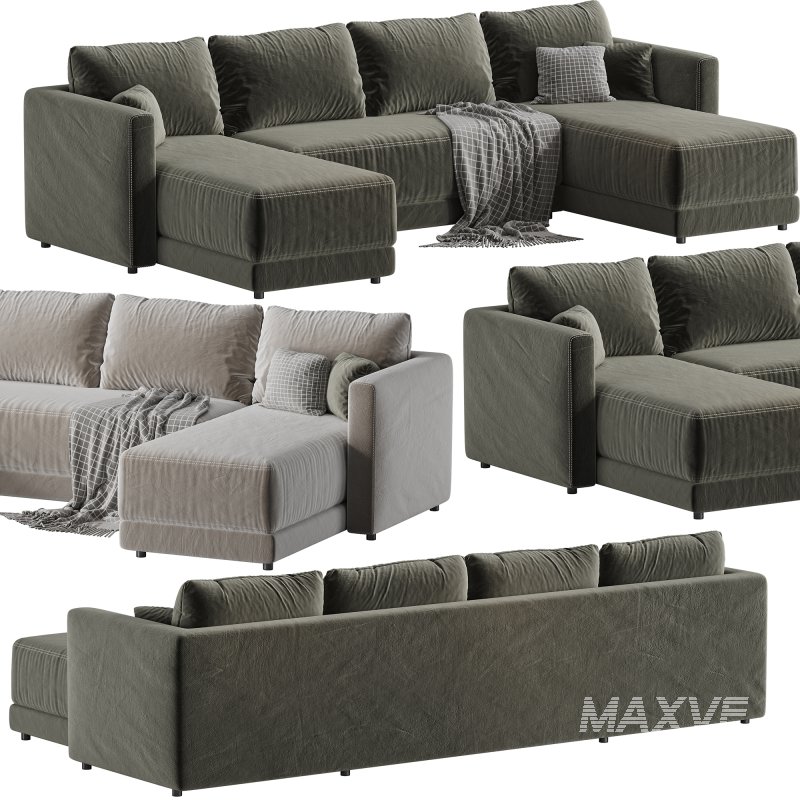 Gather Deep Bench Sectional Sofa - Image 5