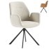 Aura dining chair with armrests - Thumbnail 1