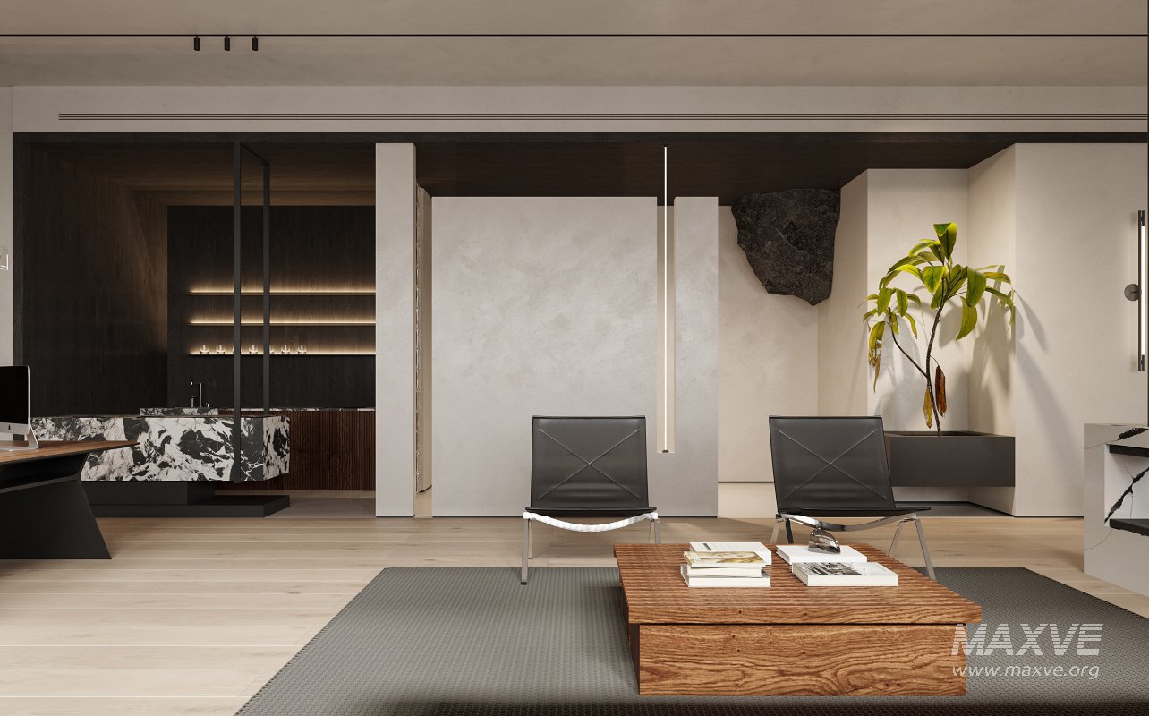 Modern living room dining room office - Image 5