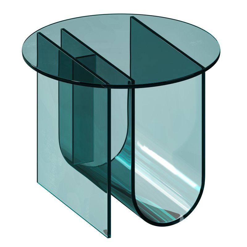 Living Room Acrylic Side Table - Image 9