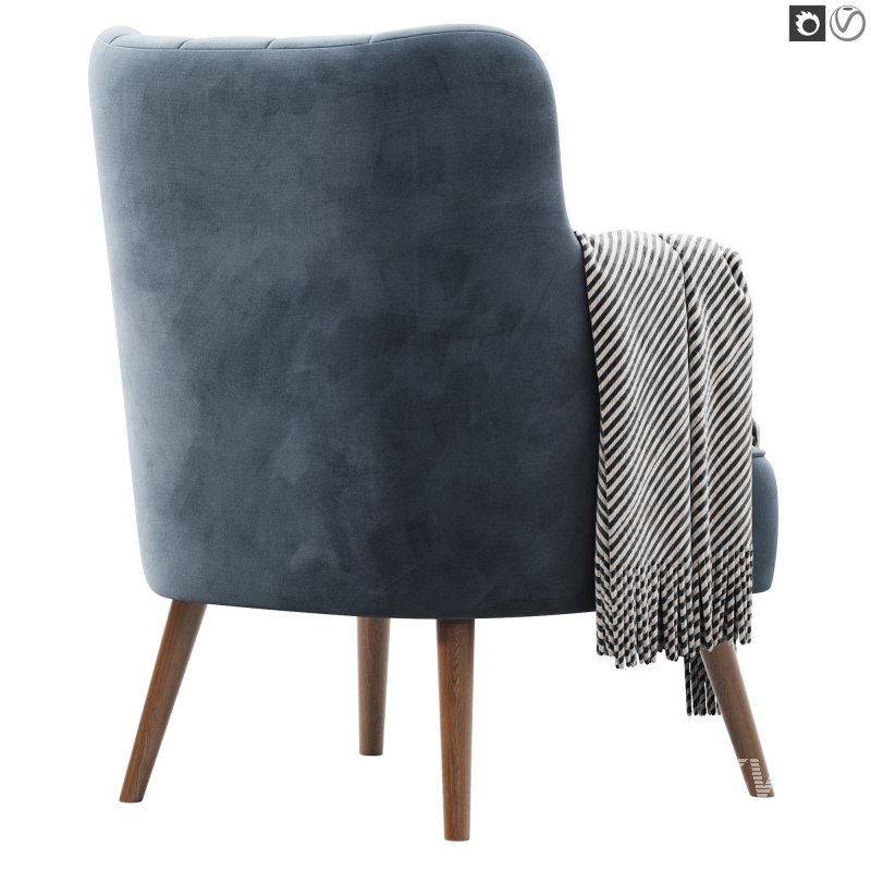 Armchair Larney Velvet - Image 6