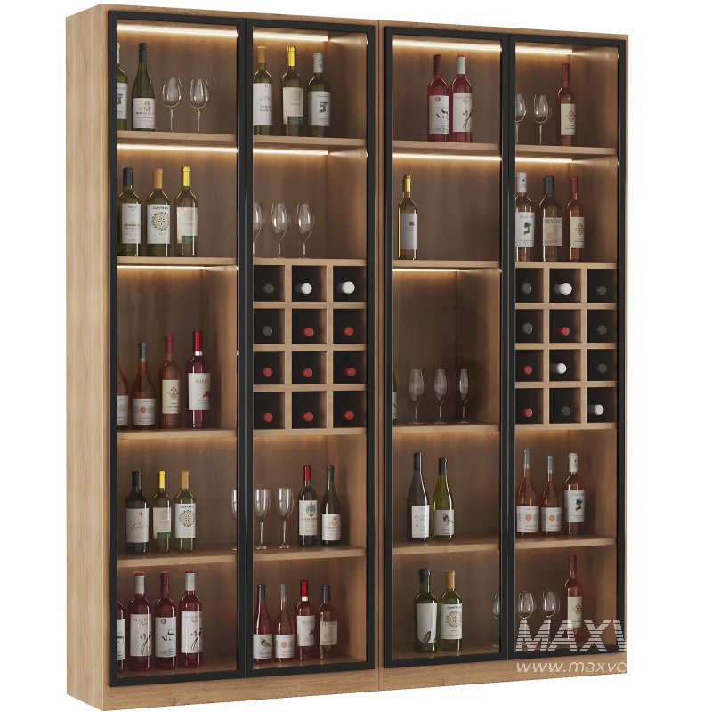 Bar Cabinet Set9 - Image 4