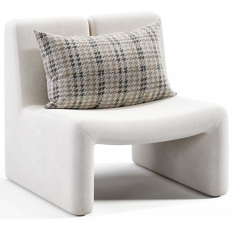 Dario Green Boucle Accent Chair By CB2 - Image 1