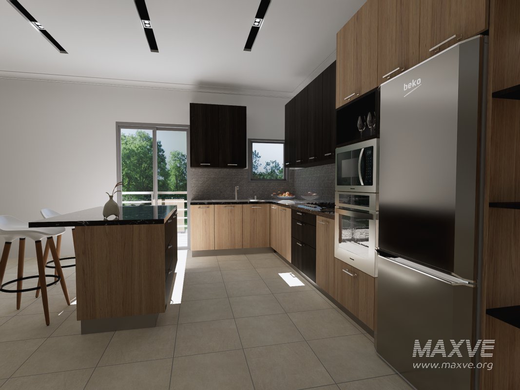 MODERN 3D KITCHEN DESIGN - Image 5