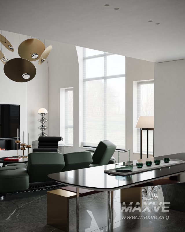 Modern living and dining room - Image 10
