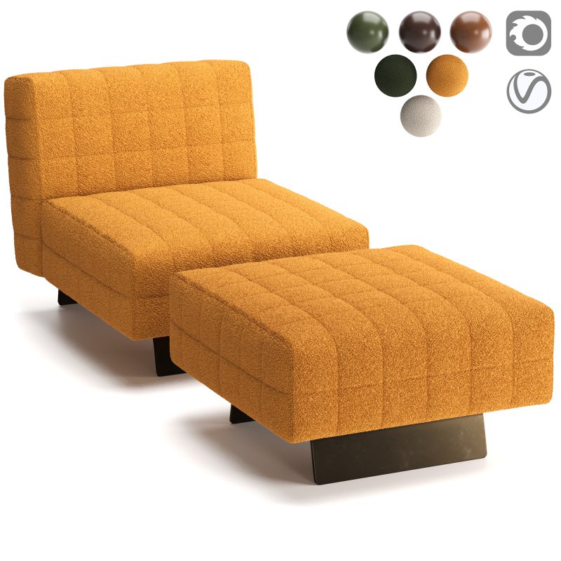 Minotti Twiggy Armchair and Bench - Image 1