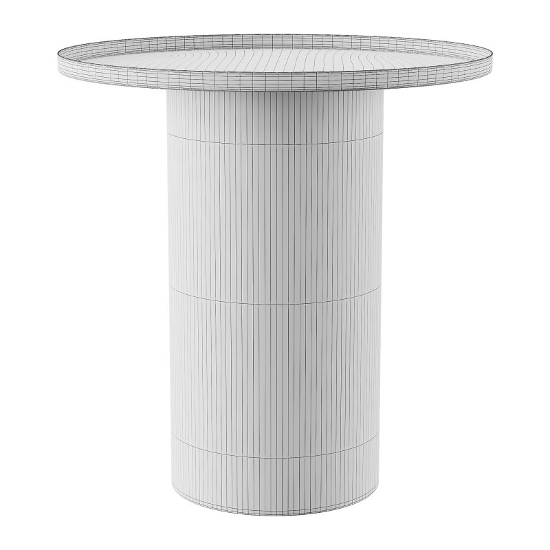 Fleksa round coffee table made of black metal - Image 14