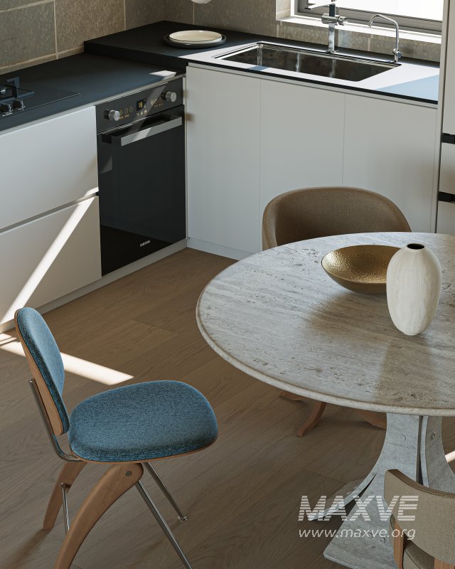 Modern living room dining room kitchen - Image 14