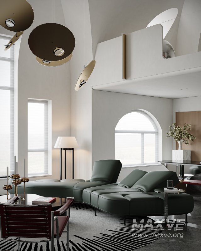 Modern living and dining room - Image 8