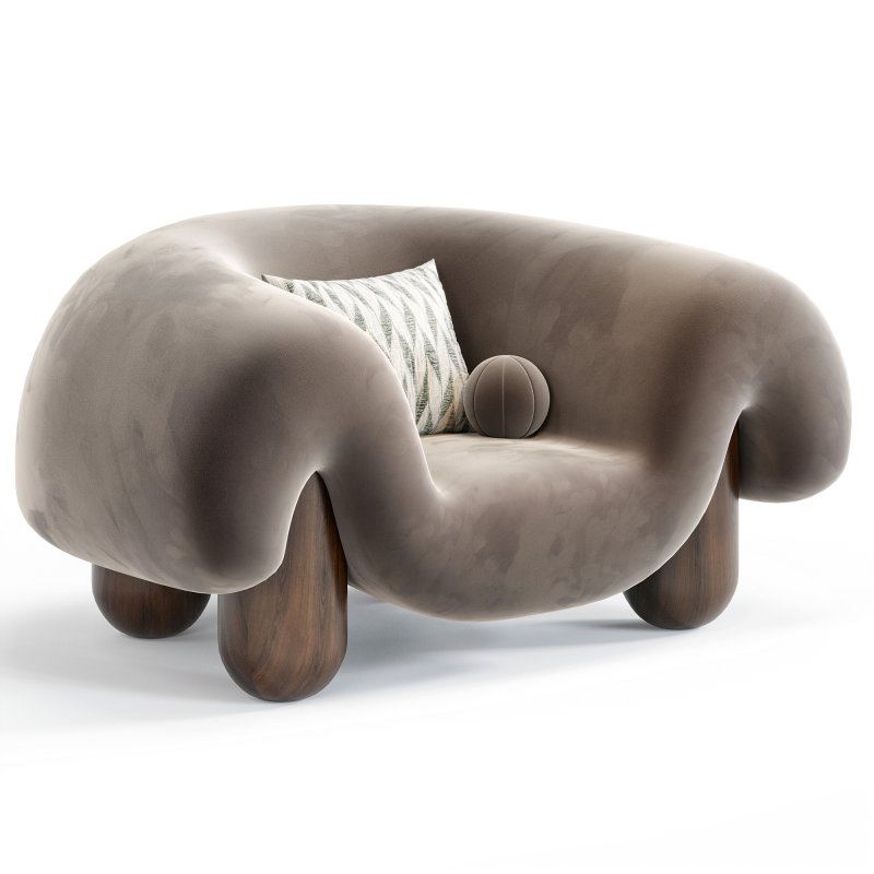 Lamb Armchair By Numo - Image 2