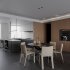 Modern living room dining room kitchen - Thumbnail 7