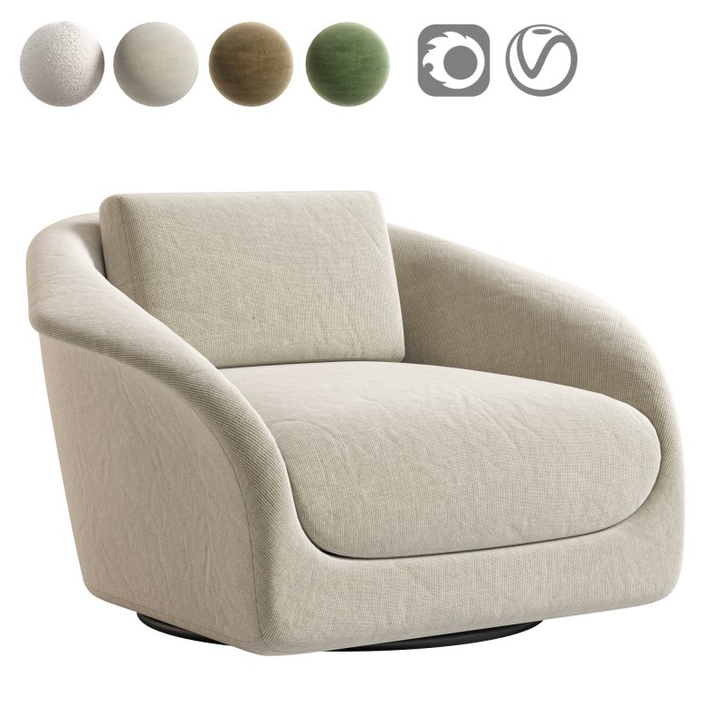 Ezra Swivel Chair - Image 1