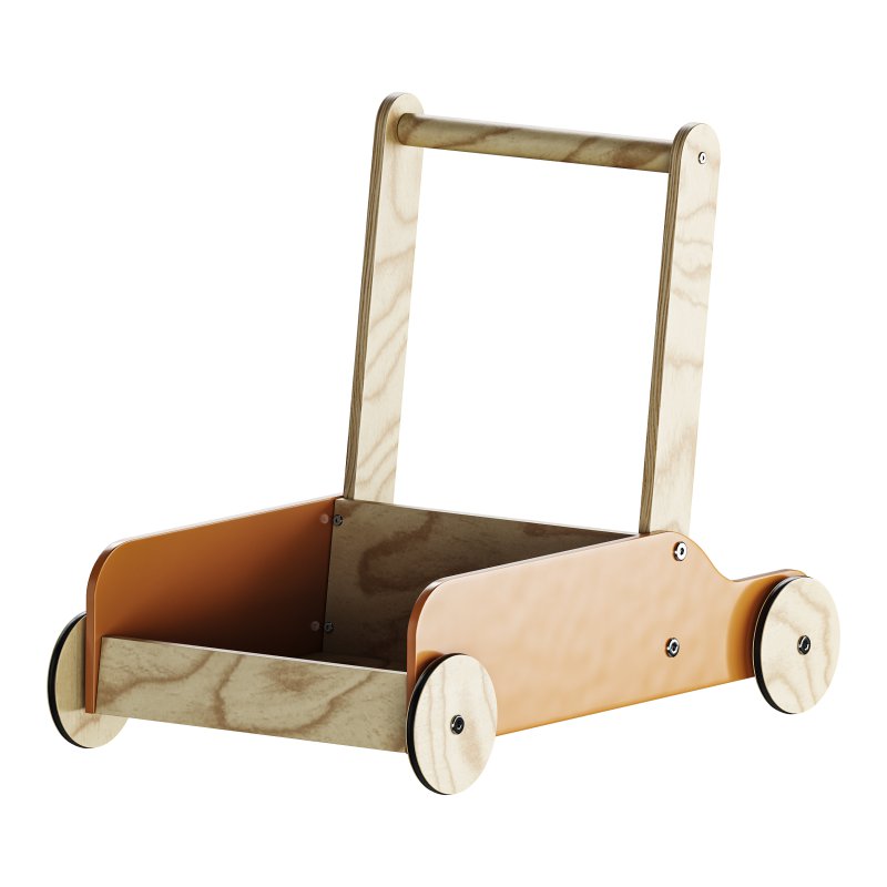 Bonnie Wooden Push Cart by Liewood - Image 3