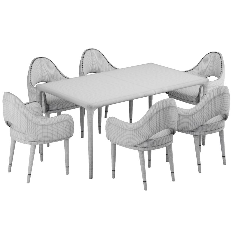 Dinning chair and table260 - Image 6