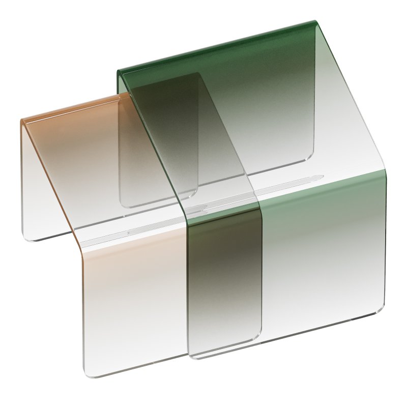 Simple Acrylic Side Table - Image 2
