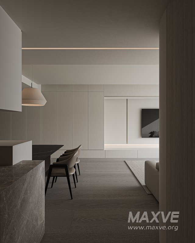 Modern living and dining room - Image 5