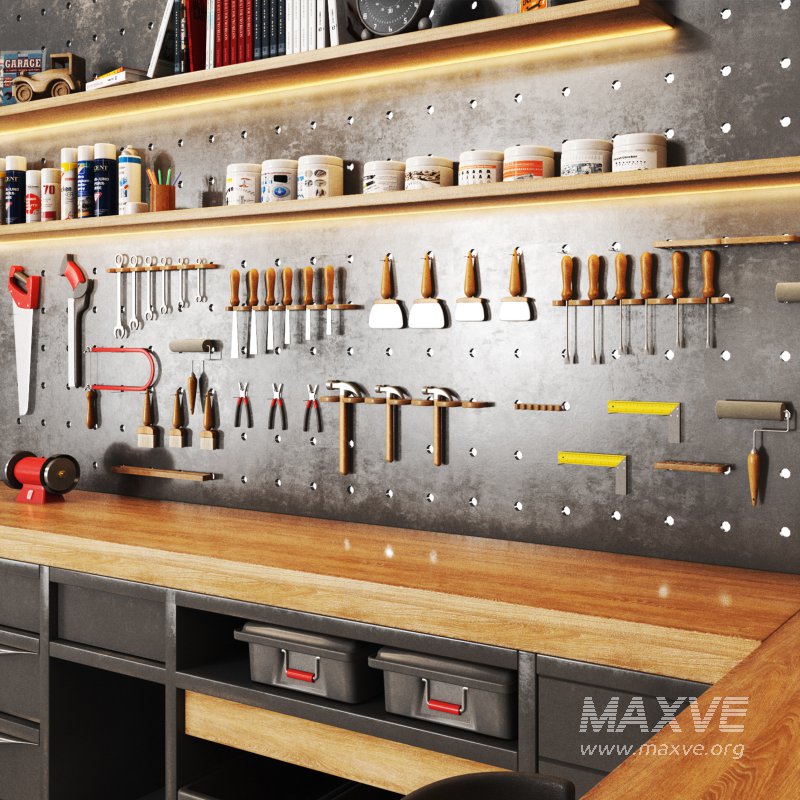 workshop 02 Garage tools workstation - Image 4