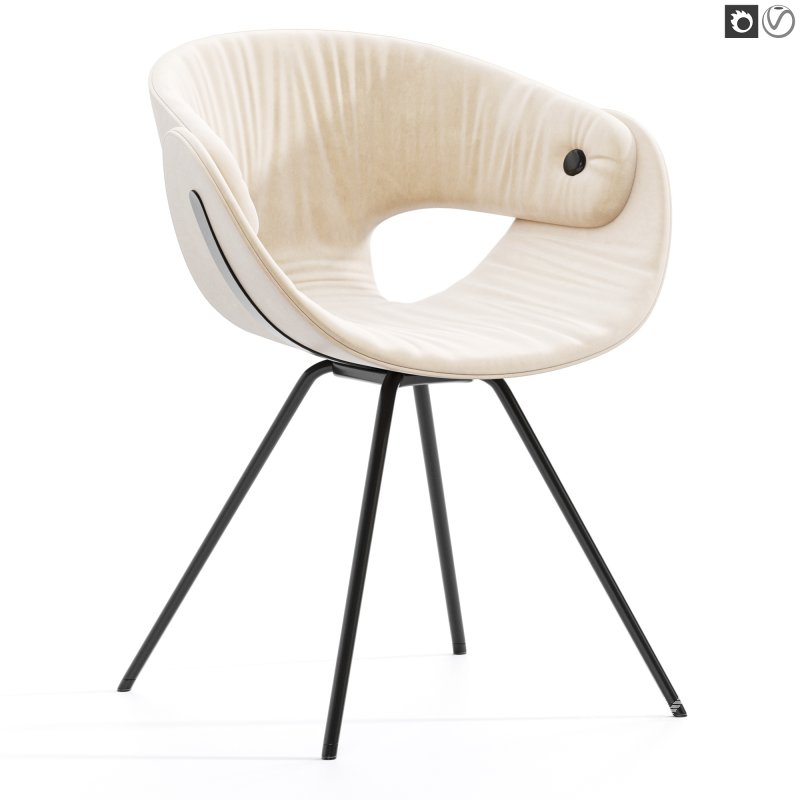 Flat Armchair Soft Upholstered - Image 6