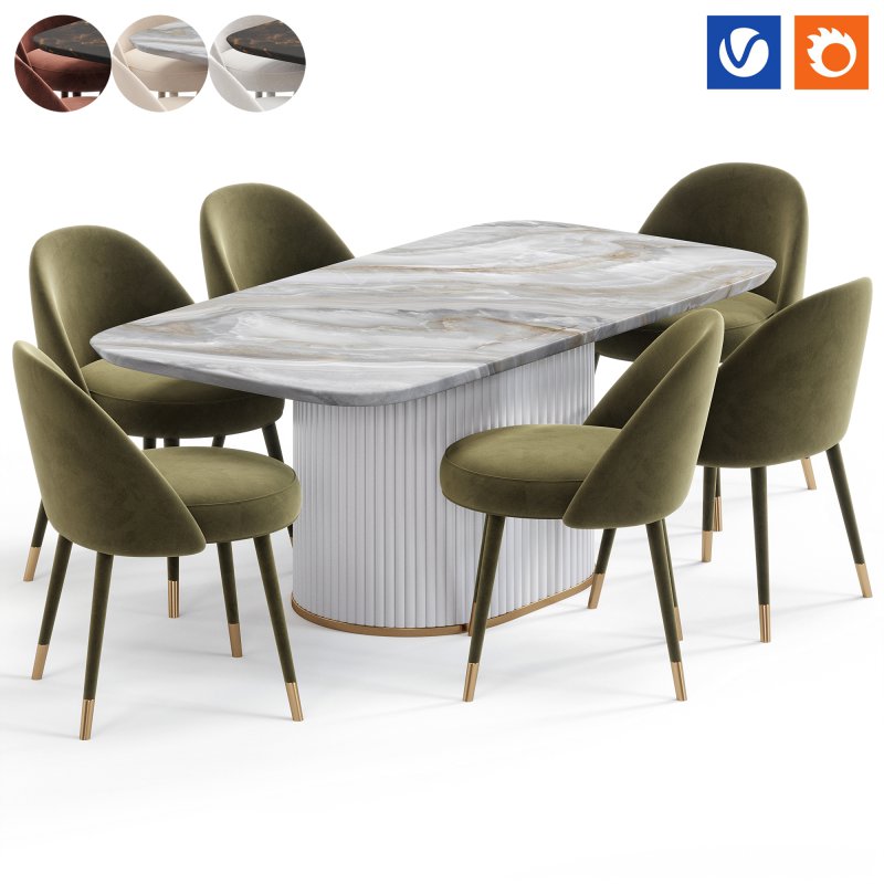 Ascella Table Arm Chair By Amgrades - Image 1