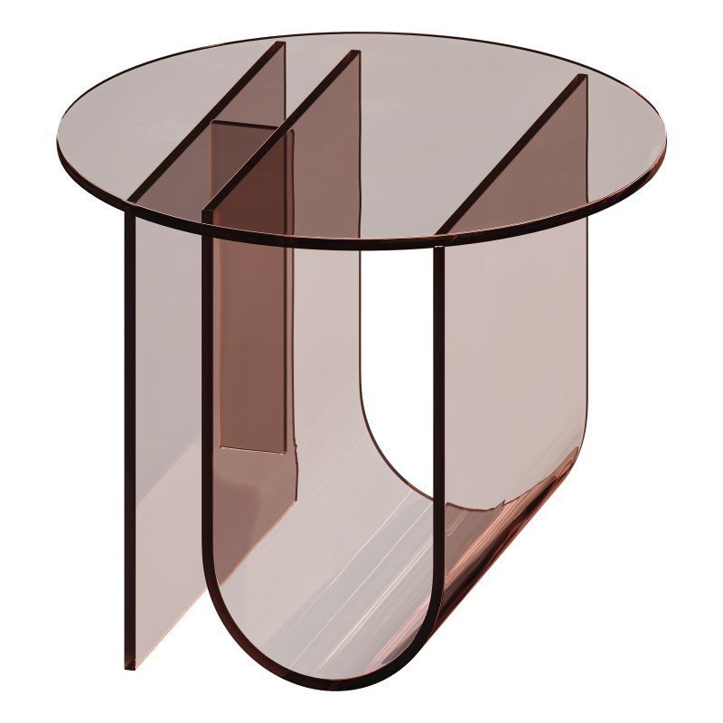 Living Room Acrylic Side Table - Image 8