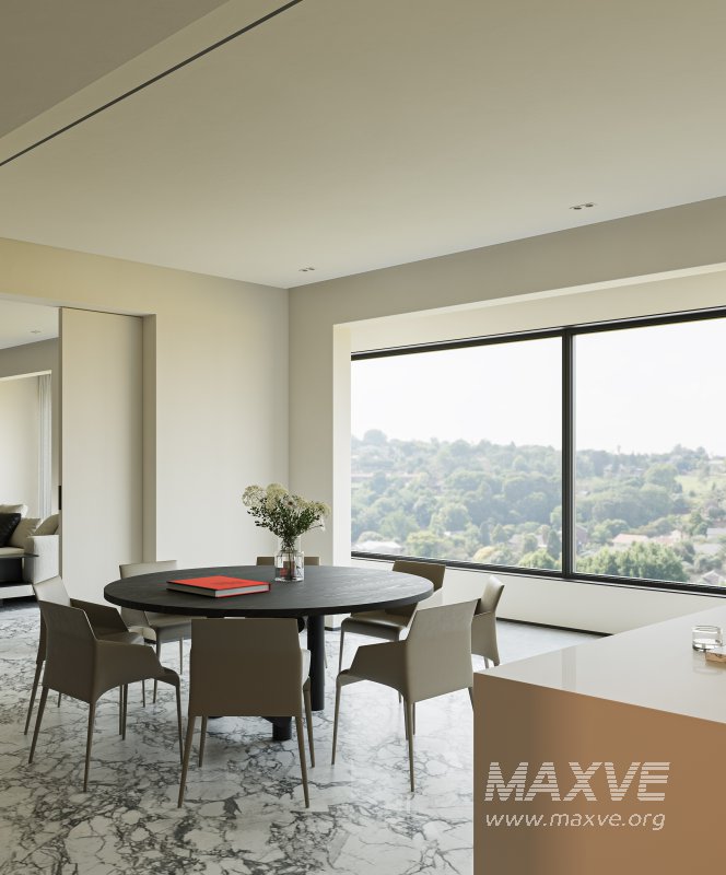 Modern living and dining room - Image 8