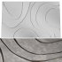Quaoar Gray Wave Area Rug - Thumbnail 3