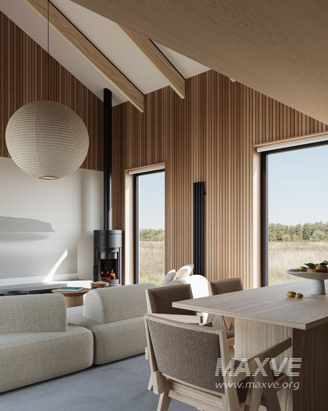 Wood Living Room Dining Room Bedroom - Image 3