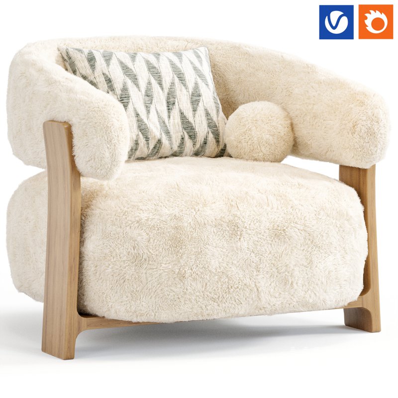 Kave Home Granite Armchair - Image 1