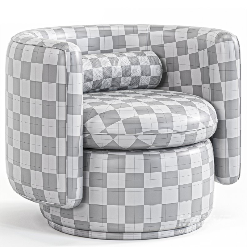 Tuzla Swivel Armchair By Polyandbark - Image 6