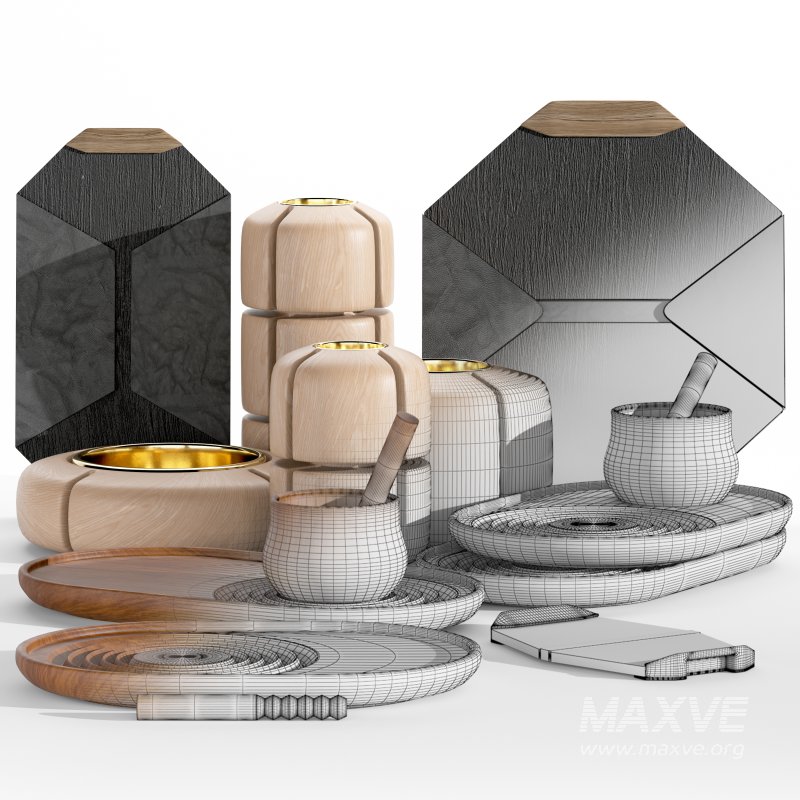 wood dishes - Image 4