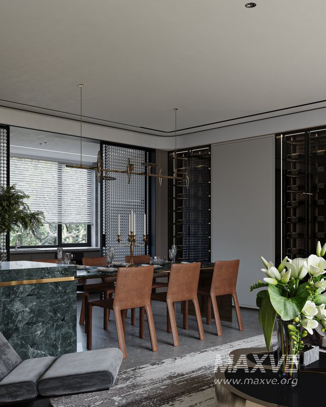 Modern living and dining room - Image 10