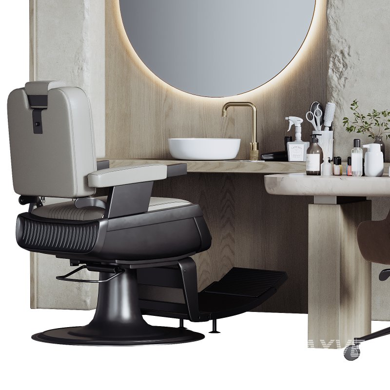 Barber and Manicure area in beauty salon 08 - Image 5