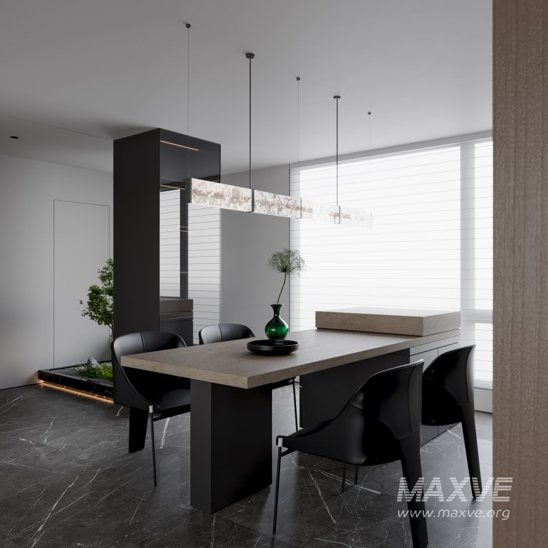 Modern living and dining room - Image 8