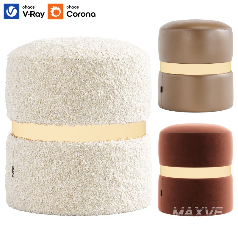 Edson Pouf By Laskasas - Image 1