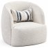 Boucle Armchair Pacific By Loft Concept - Thumbnail 2