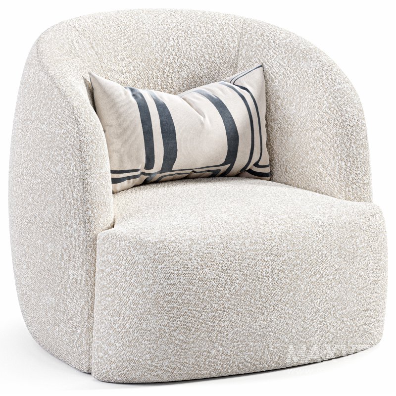 Boucle Armchair Pacific By Loft Concept - Image 2