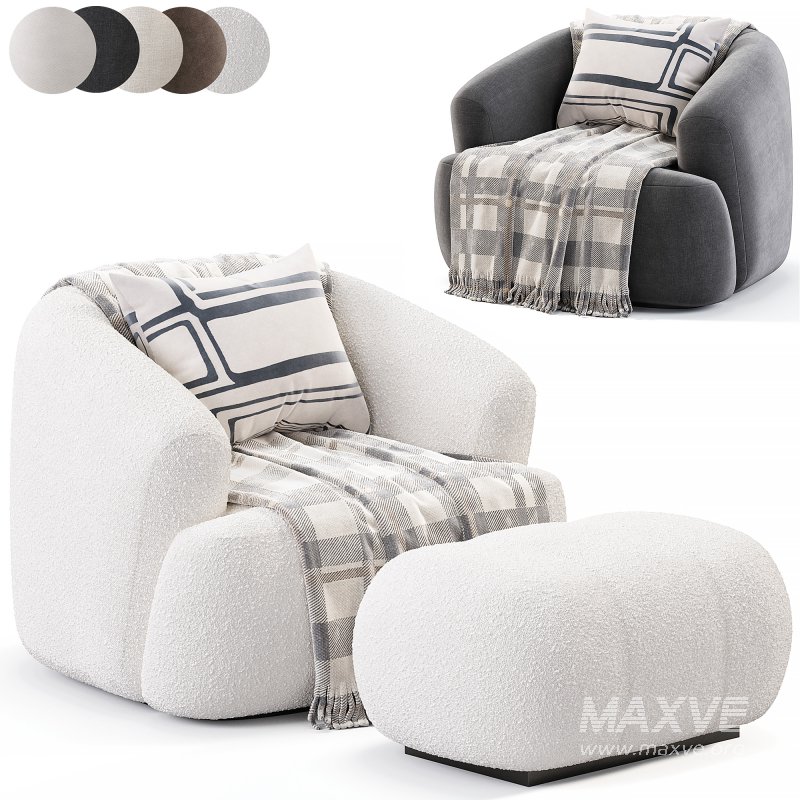 Boucle Sessel Sofia By Westwing - Image 4