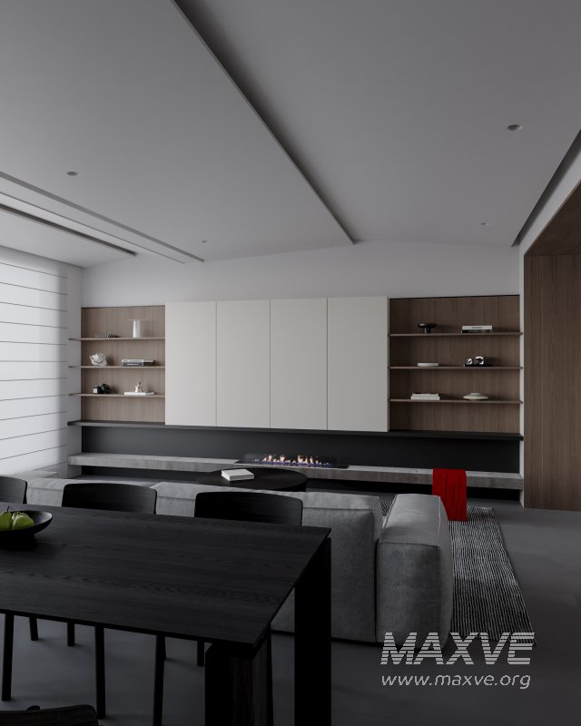Modern living and dining room - Image 3
