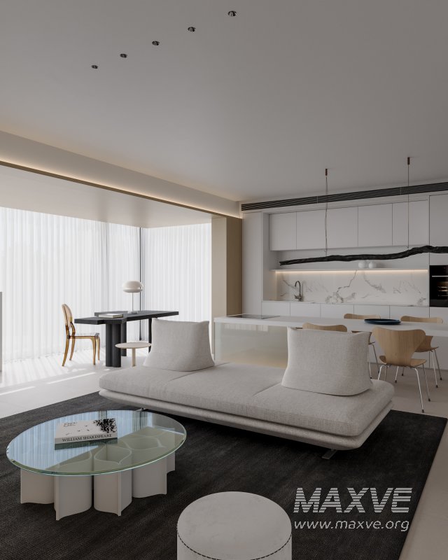 Modern living room dining room - Image 5