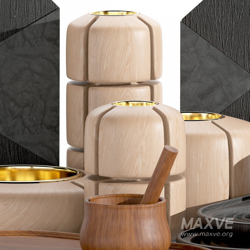 wood dishes - Image 3