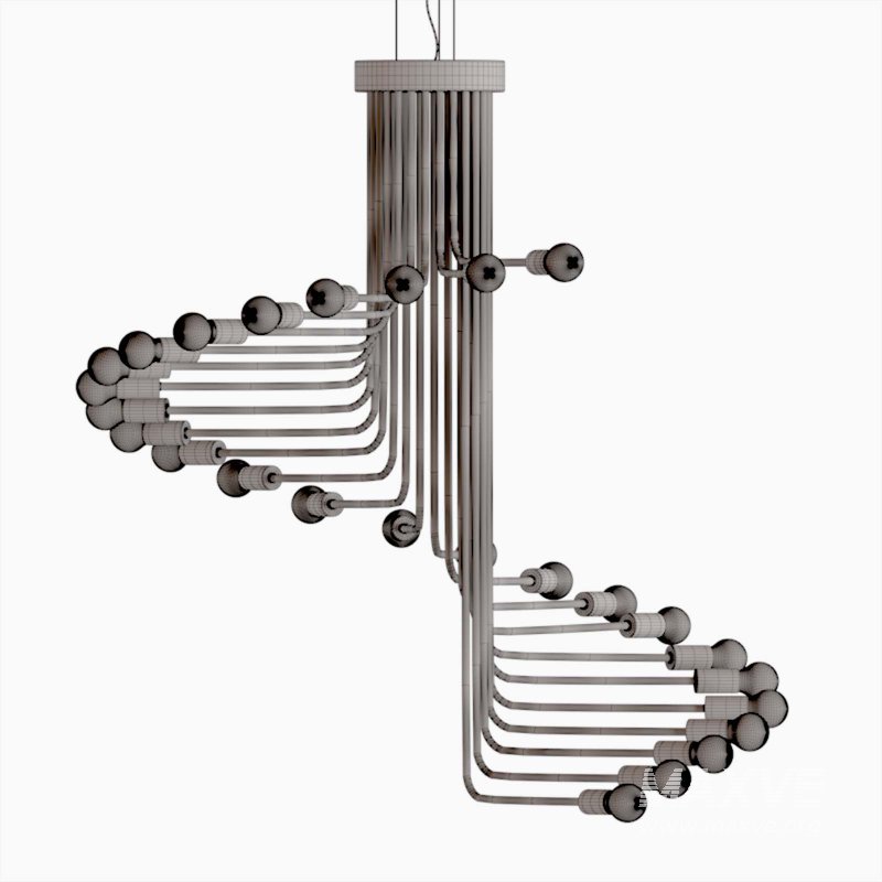 Elanis Spiral Chandelier - Image 3