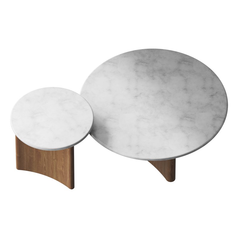 Zafar Nested Marble Coffee Table - Image 7