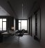 Modern dark living room dining room - Thumbnail 6