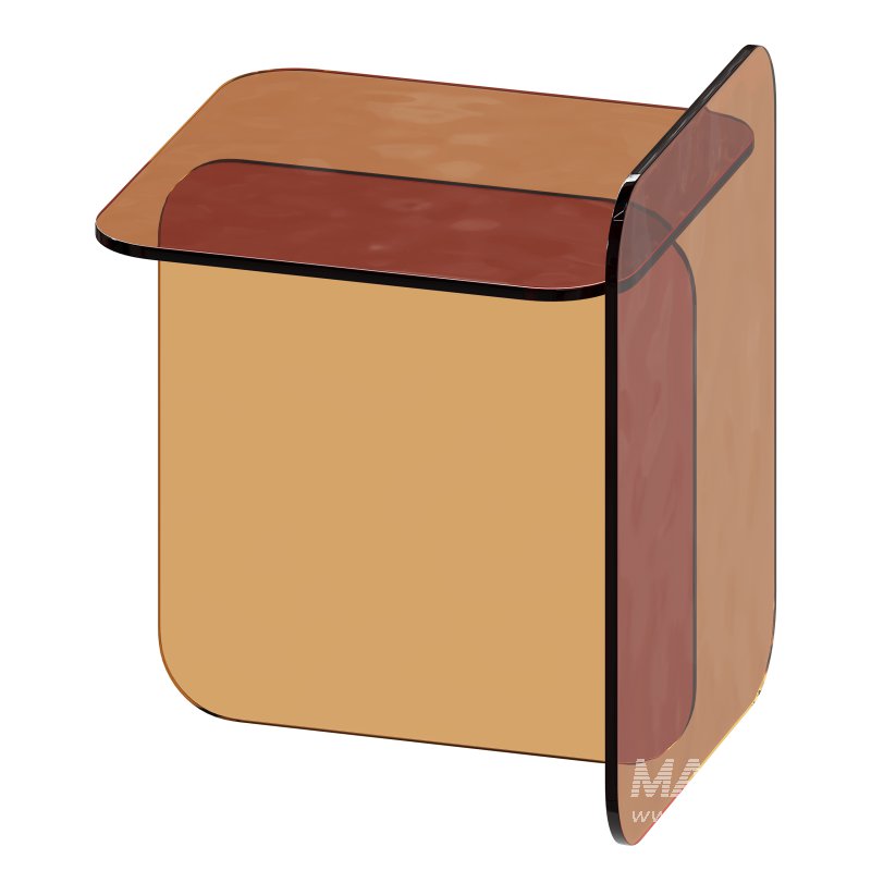 Modern Acrylic Table - Image 6