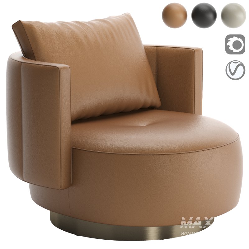 Minotti Torii Bold Large Armchair - Image 1