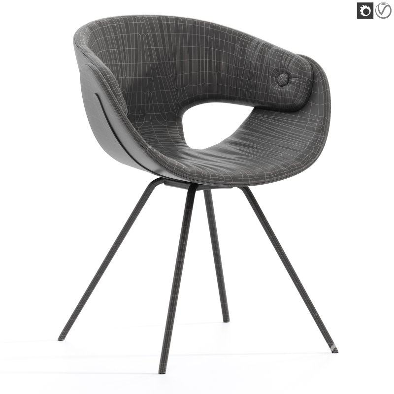 Flat Armchair Soft Upholstered - Image 8